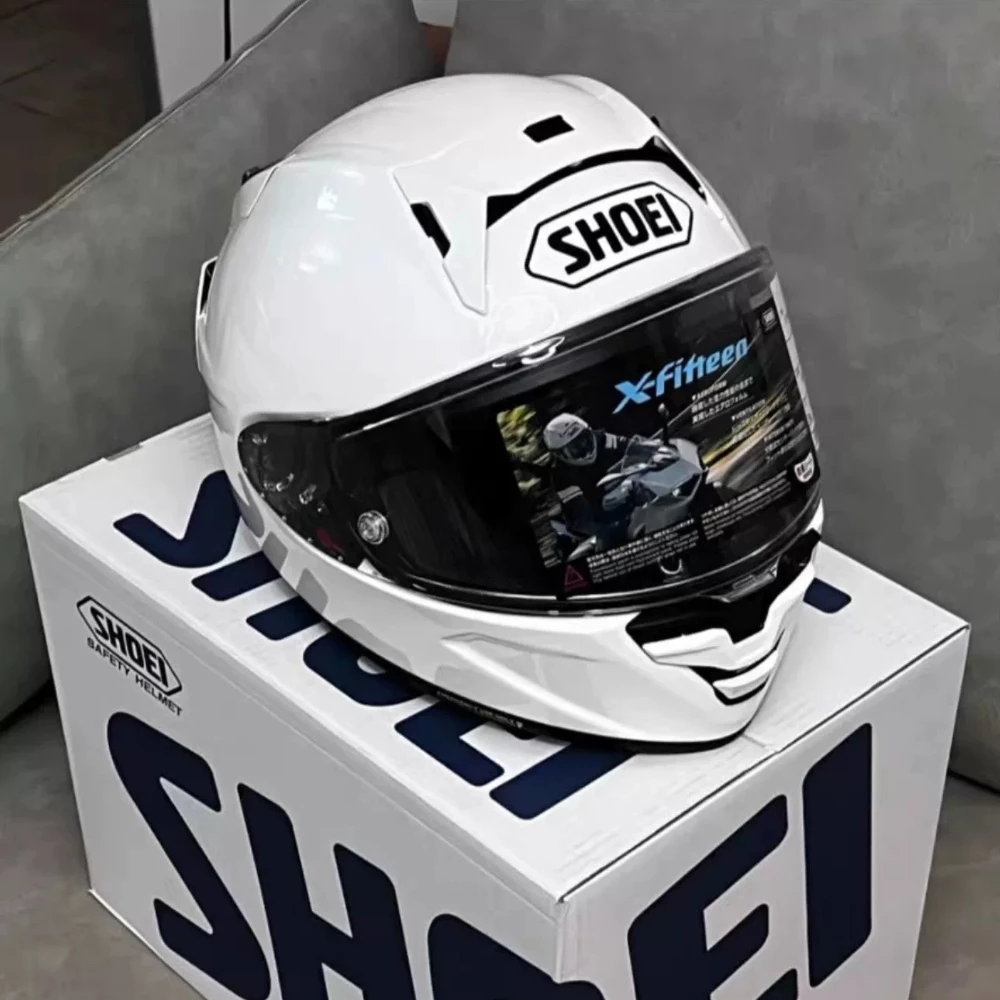 SHOEI X15 Gloss White Full Face Motorcycle Helmet, All-Season Riding SHOEI Helmet