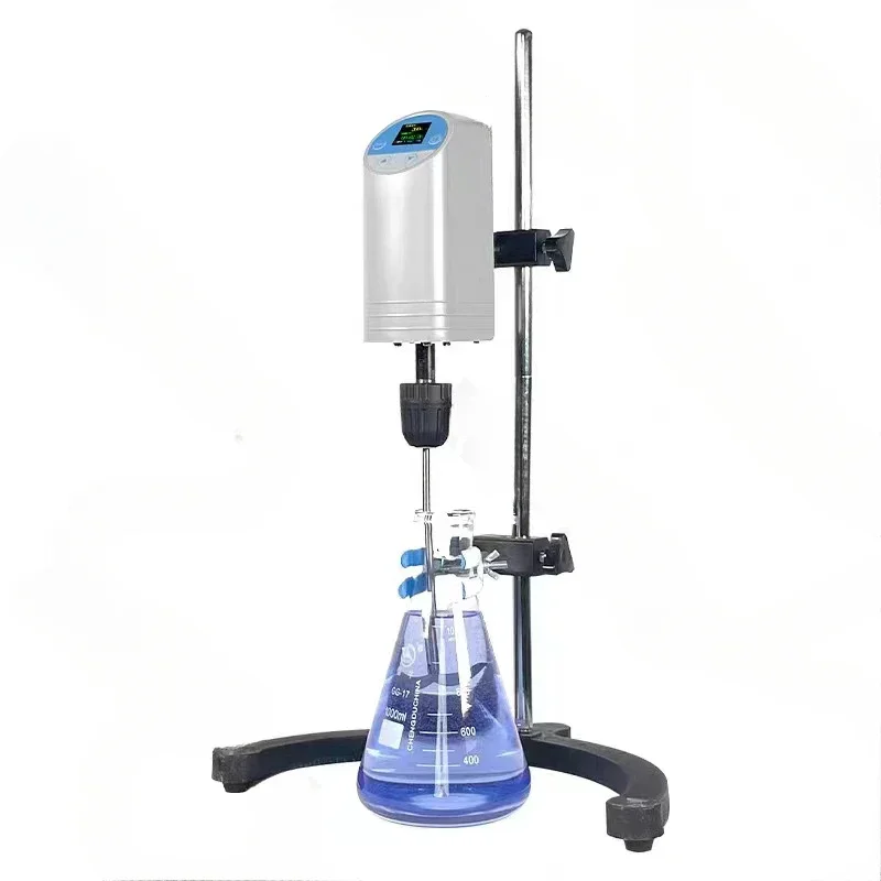 Overhead Agitator Digital Display kt-es-M Digital Laboratory Overhead Agitator with Teflon Shaft/2 Blade Paddle/Dispersion Plate