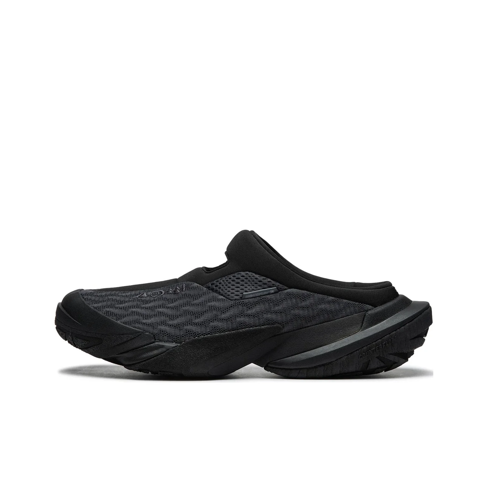 Li Ning Outdoor Counterflow Cushioning, Wear Resistant Low top Casual Shoes Unisex Black AGLU177-2