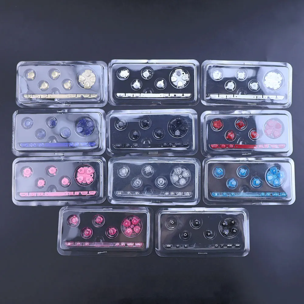 1Set Sinistra Destra ABXY Seleziona Start Home Button Kit D PAD Tasto del Volume di Ricambio Per PSP1000 PSP 1000 Console di Gioco Parti di Riparazione