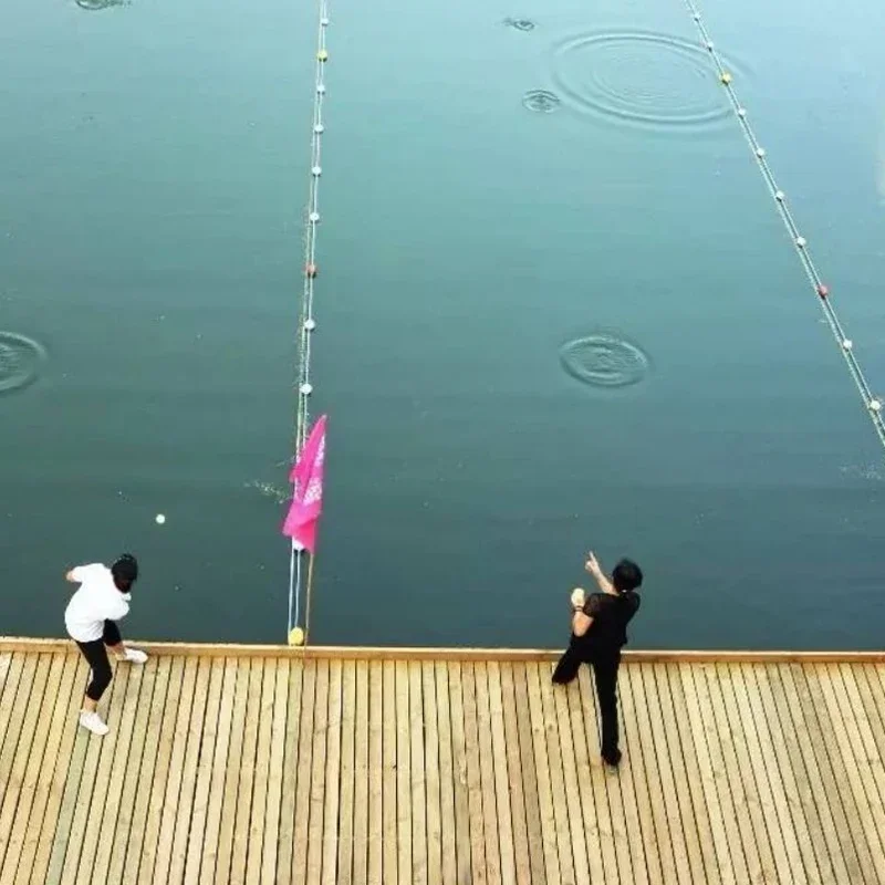 30pcs เล่นเป็ดและ Drakes หินข้ามหิน Skimming Championships เครื่องมือ River บิน-หินลอยน้ําหิน Duckstone