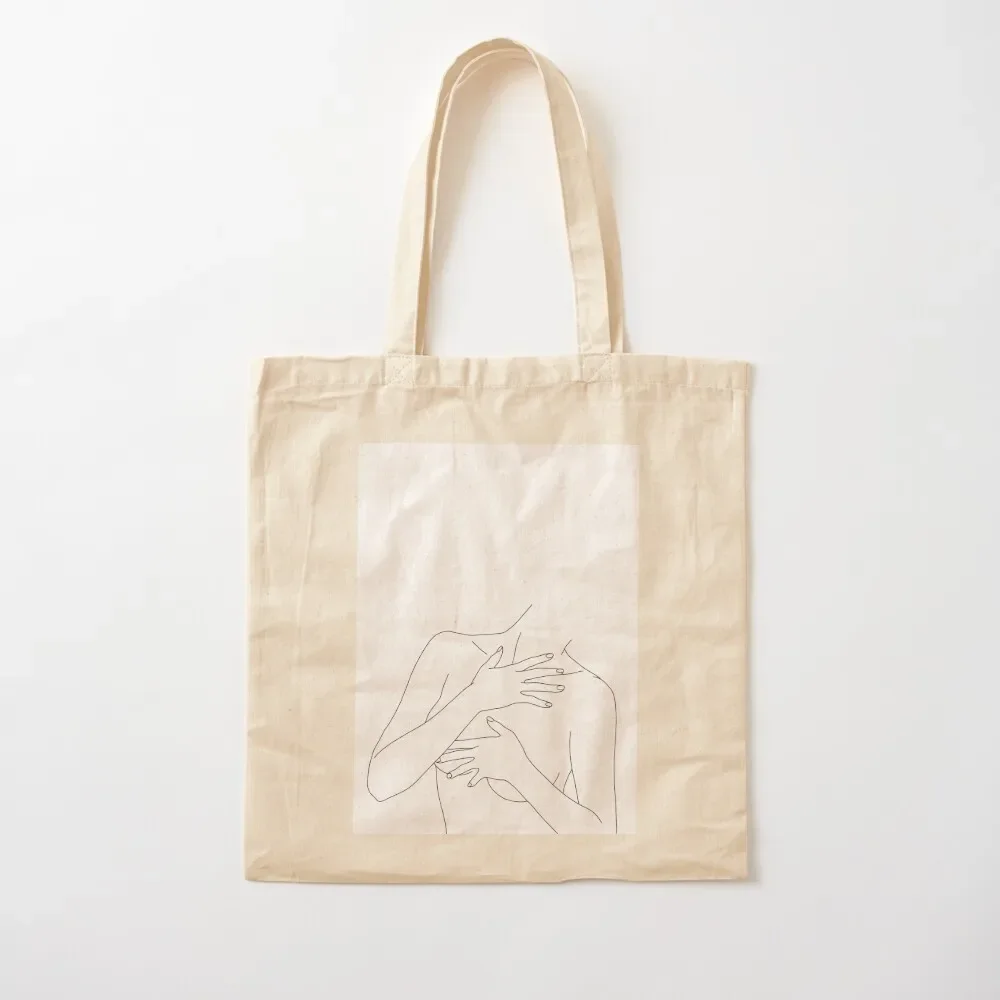 

Nude figure illustration - Ellen Tote Bag tote women personalized Eco Handbags women