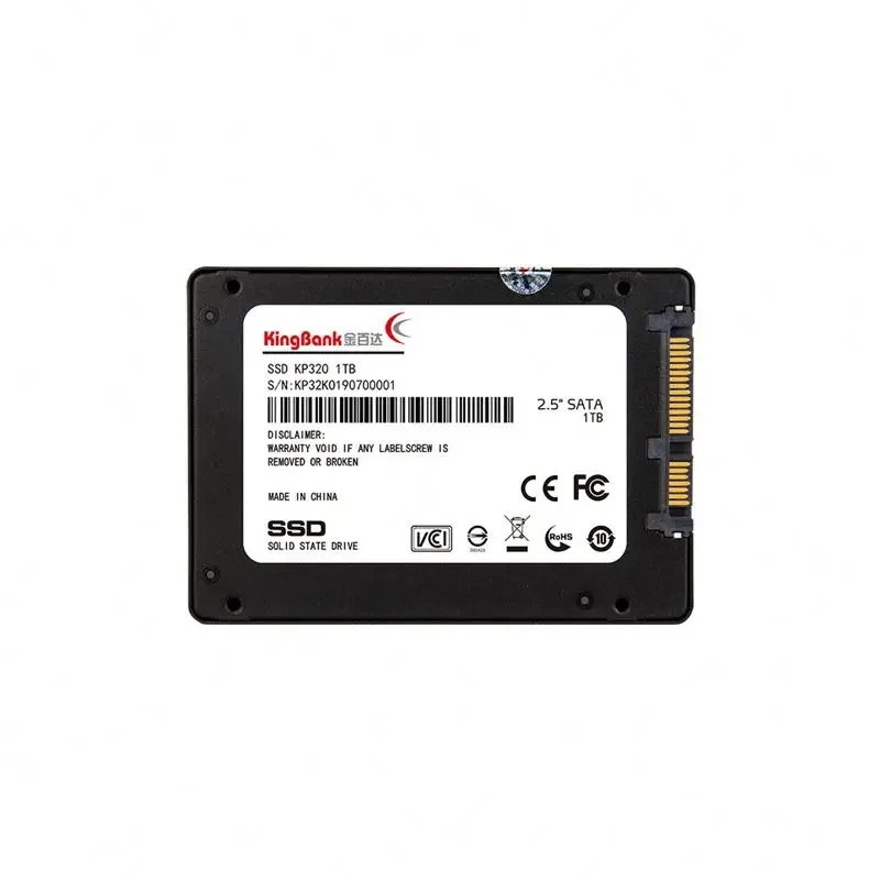 Kingbank M.2 SATA SSD 128 GB 256 GB 512 GB 1 TB M2 NGFF SSD M.2 2280 mm Disco rigido interno a stato solido per la produzione di laptop desktop