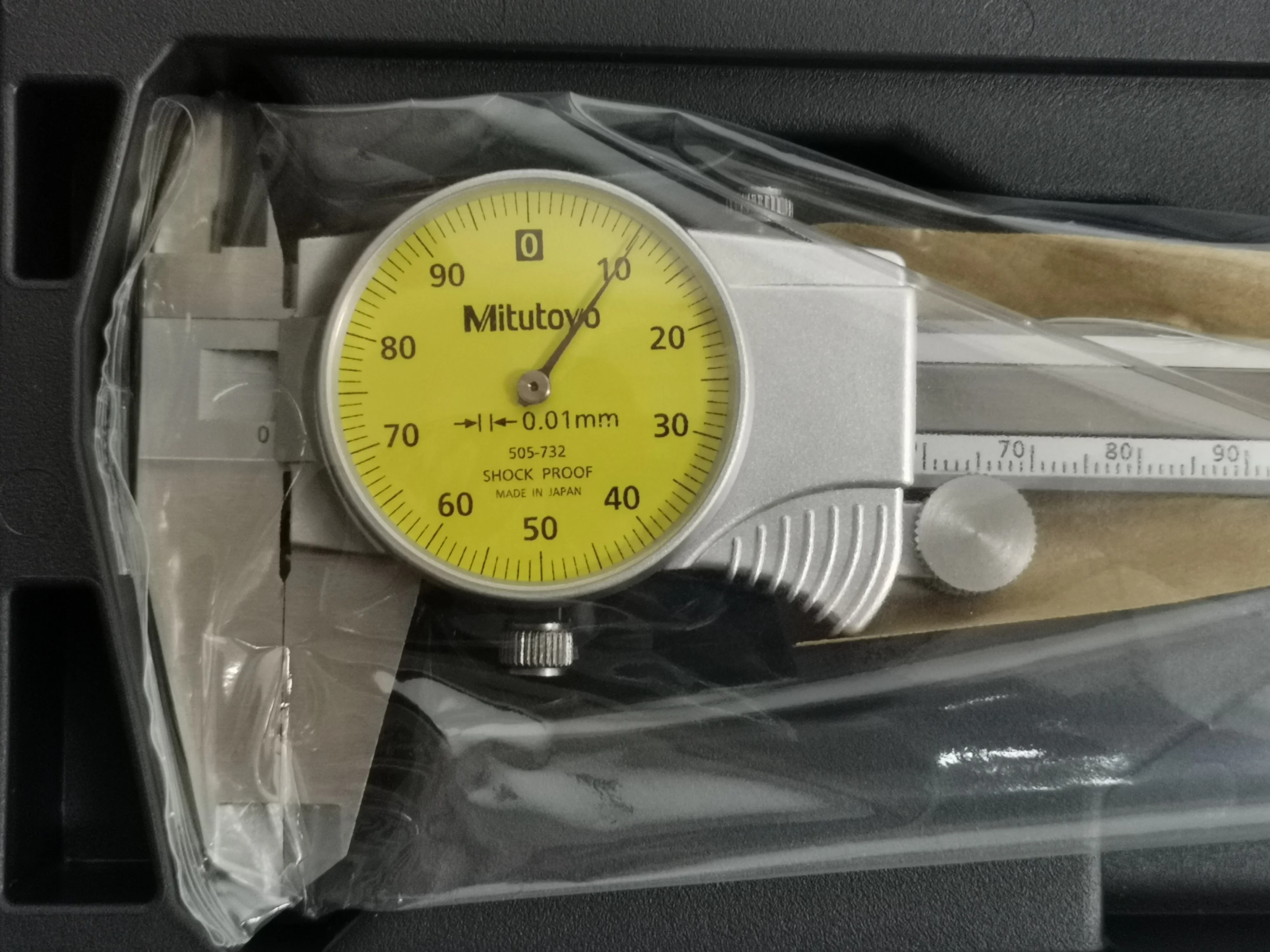 Imagem -03 - Mitutoyo Japão Vernier Caliper Dial Promessa Original com Attents Meter Alta Precisão de 0150200 mm 505730 732