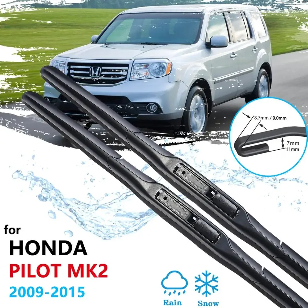 

Car Wiper Blade for Honda Pilot MK2 2009~2015 YF3/4 Front Windscreen Windshield Wipers Car Accessories 2010 2011 2012 2013 2014