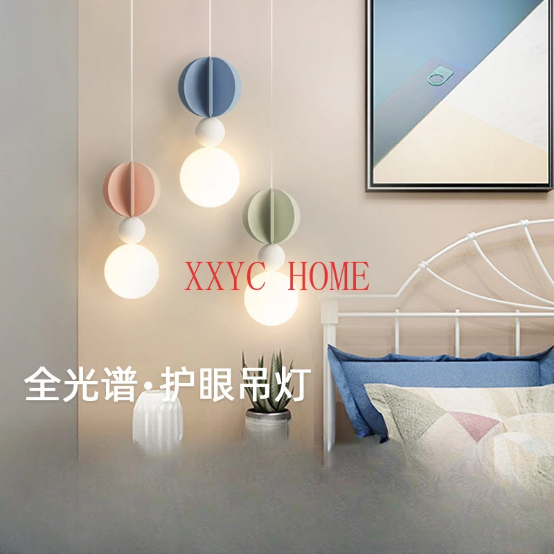 

Wall Lamp Simple Modern Master Bedroom Suspension Wire Bedside Lamp Nordic Creative Artistic Sense Room Lamp