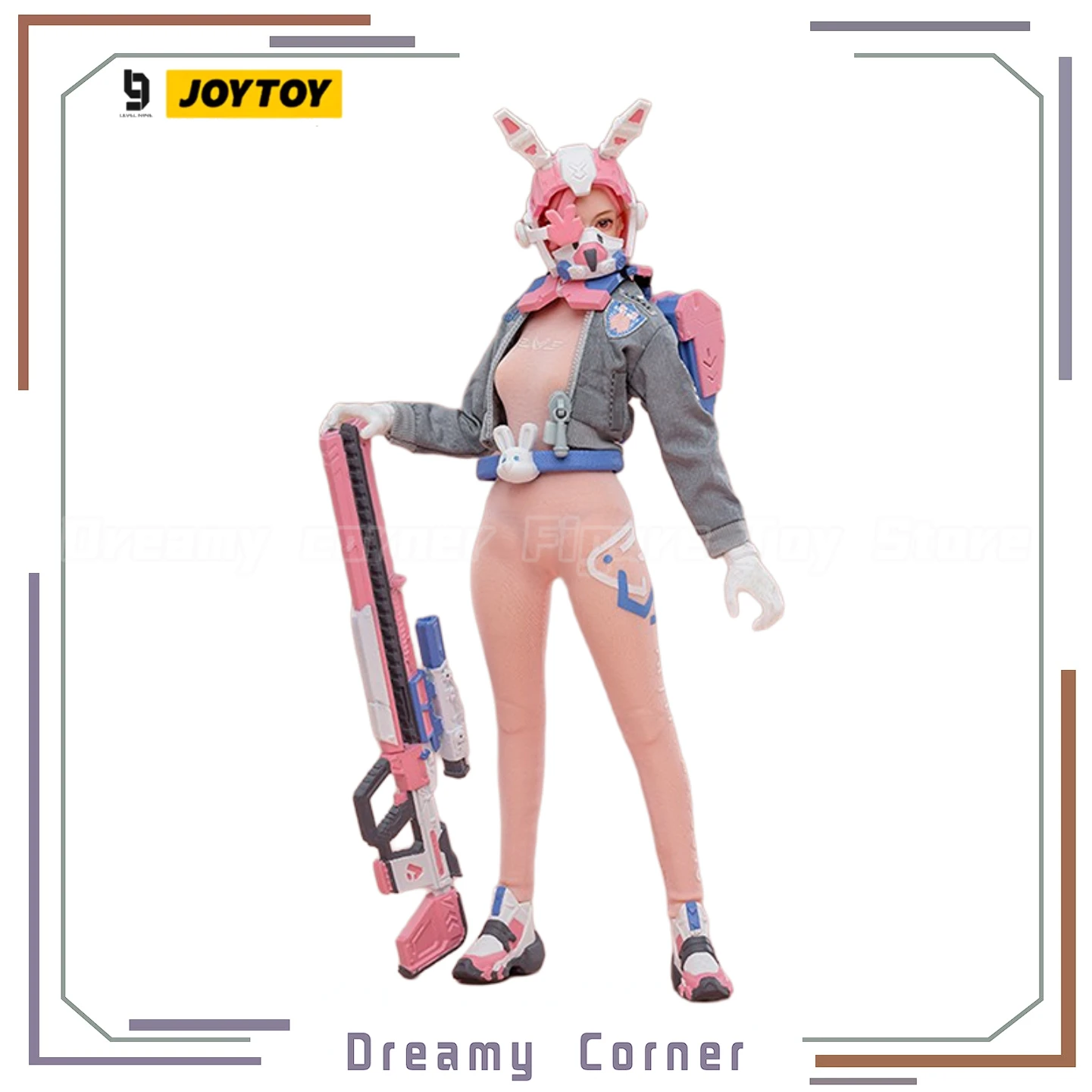 

【In Stock】Original JOYTOY LEVEL NINE FRONTLINE CHAOS RABBY 1/12 Action Figure Toys Model