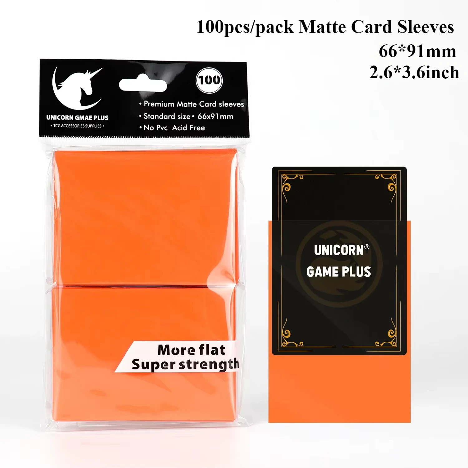 100PCS 66x91mm Matte Standaard Maat Kaart Mouwen TCG Trading Cards Protector Voor Tarot Shield Bordspellen magische Cover PKM
