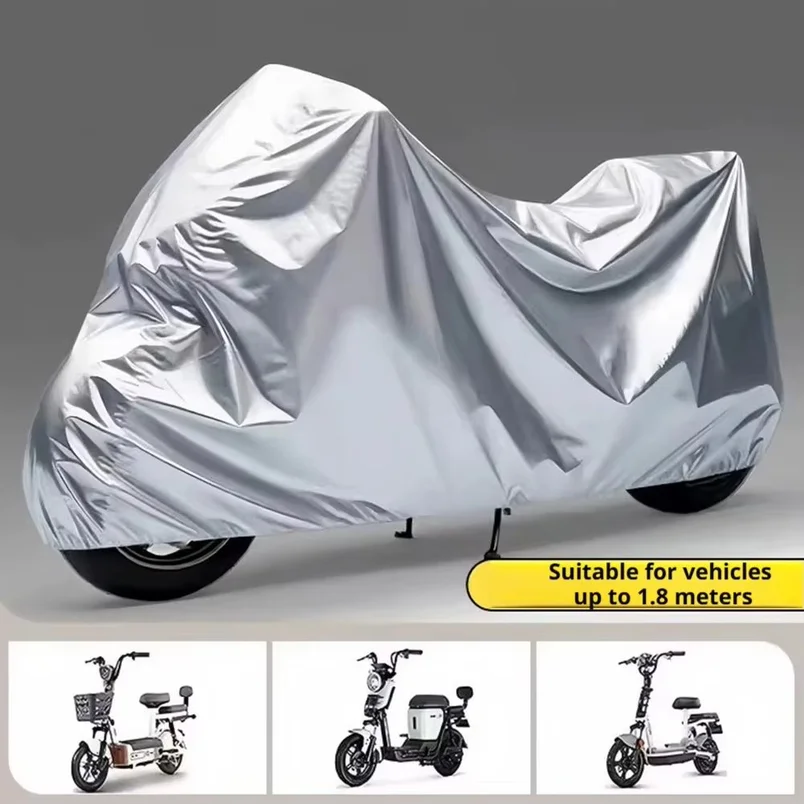 Motorcycle Electric Scooter Cover Waterproof Dustproof UV Heat Protection Rain Shield Cover