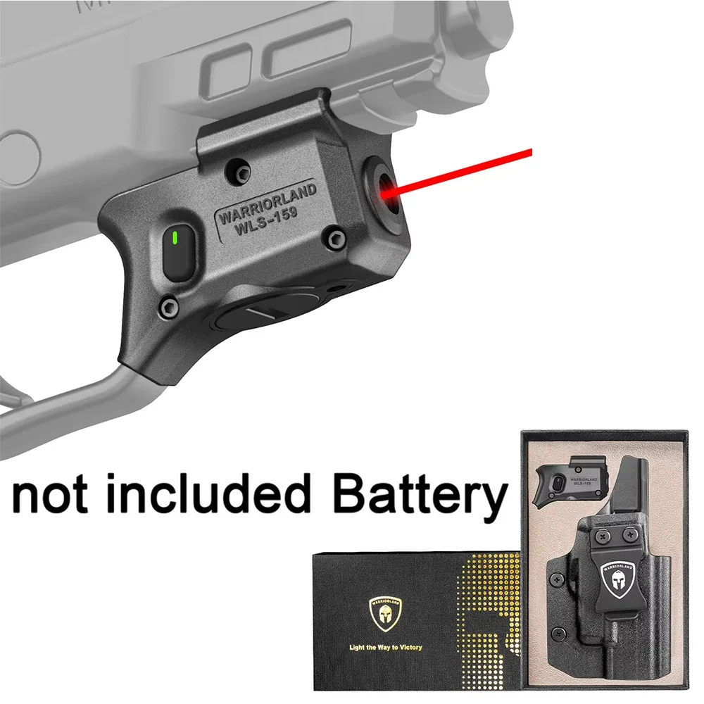 

Only Fit M&P Shield EZ 9mm/380 Shield EZ,Red/Green Laser Sight,Not Provide Battery,Power Indicator,IWB Kydex Right hand Holster.