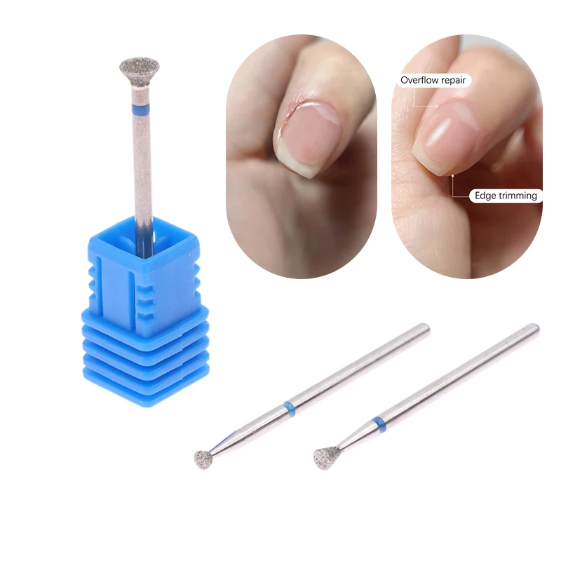 Cuticle Clean Carbide Nail Drill Bit Glue Overflow Removal Diamond Rotary Burrs Electric Nail File For Manicure Pedicure Tools