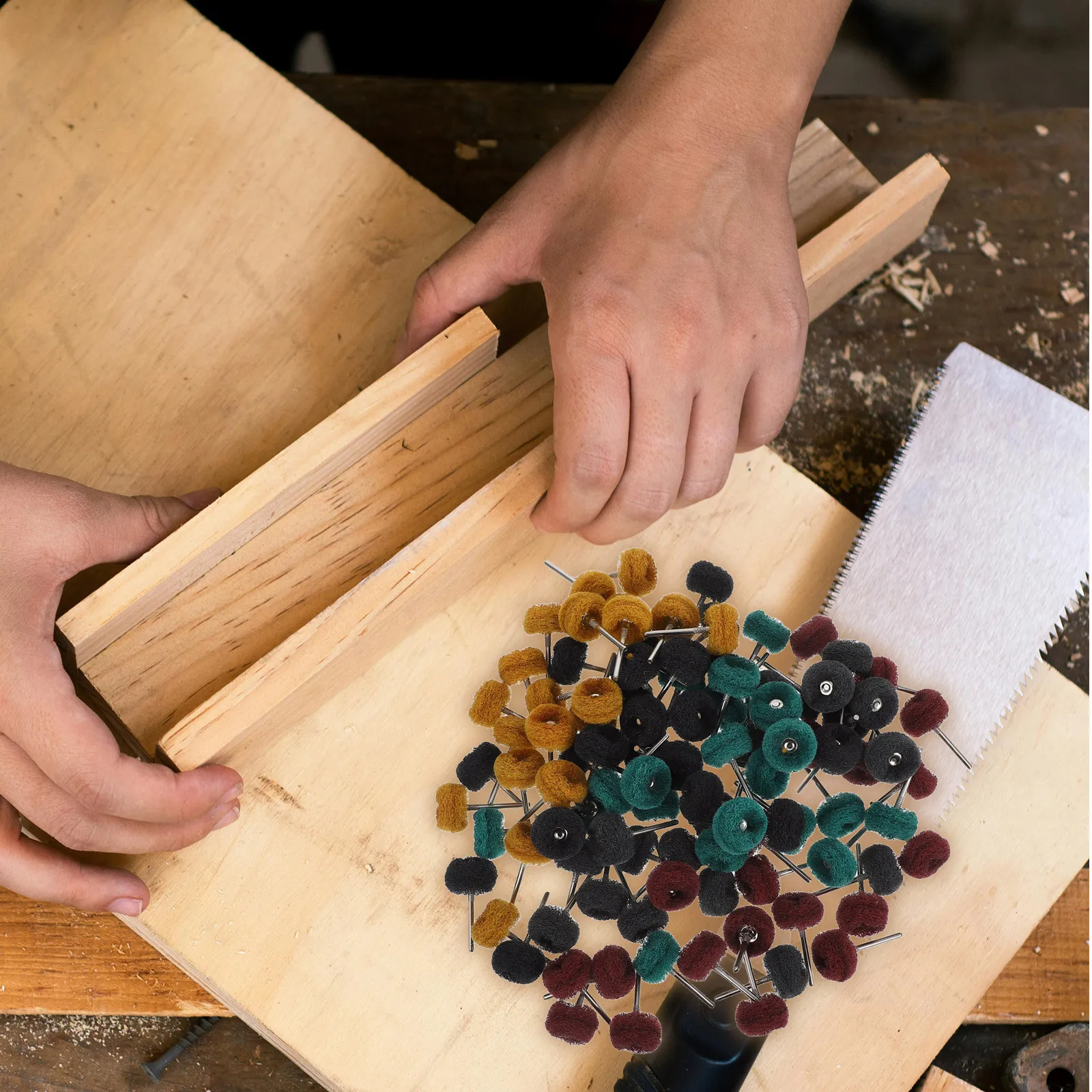 

100pcs Polishing Grinding Wheels Set 5000-8000Rpm For Rotary Tools Surface Repair Removal Wheel Abrasive Disc