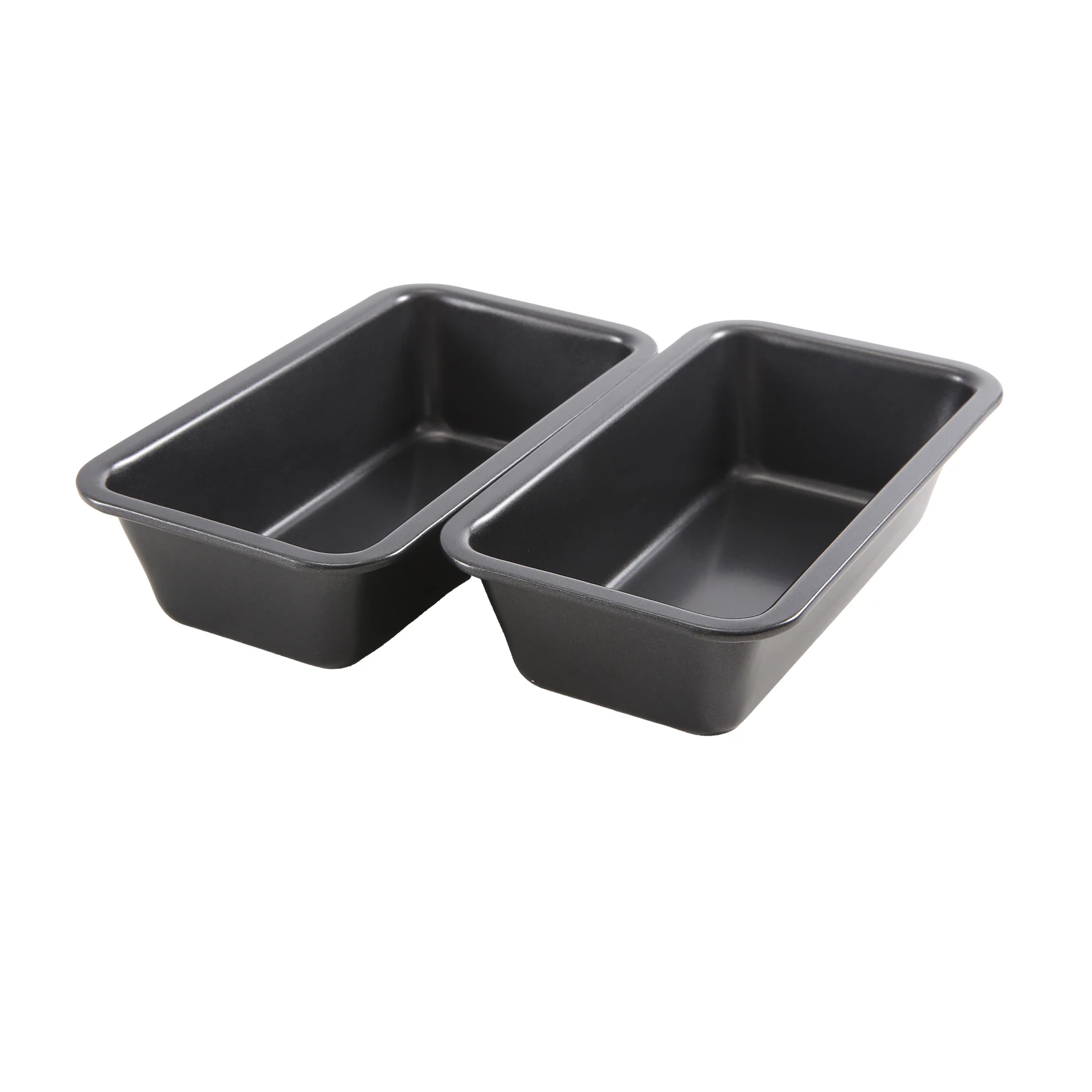 2Pcs Bread Pans for Baking Nonstick Carbon Steel Loaf Pan Tray Toast Mold Cake Loaf Pastry Toast Box Baking Pan Bakeware