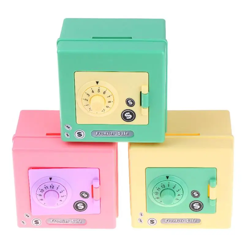 Tirelire coffre-fort avec code pour enfants boîte à monnaie_voghion.com