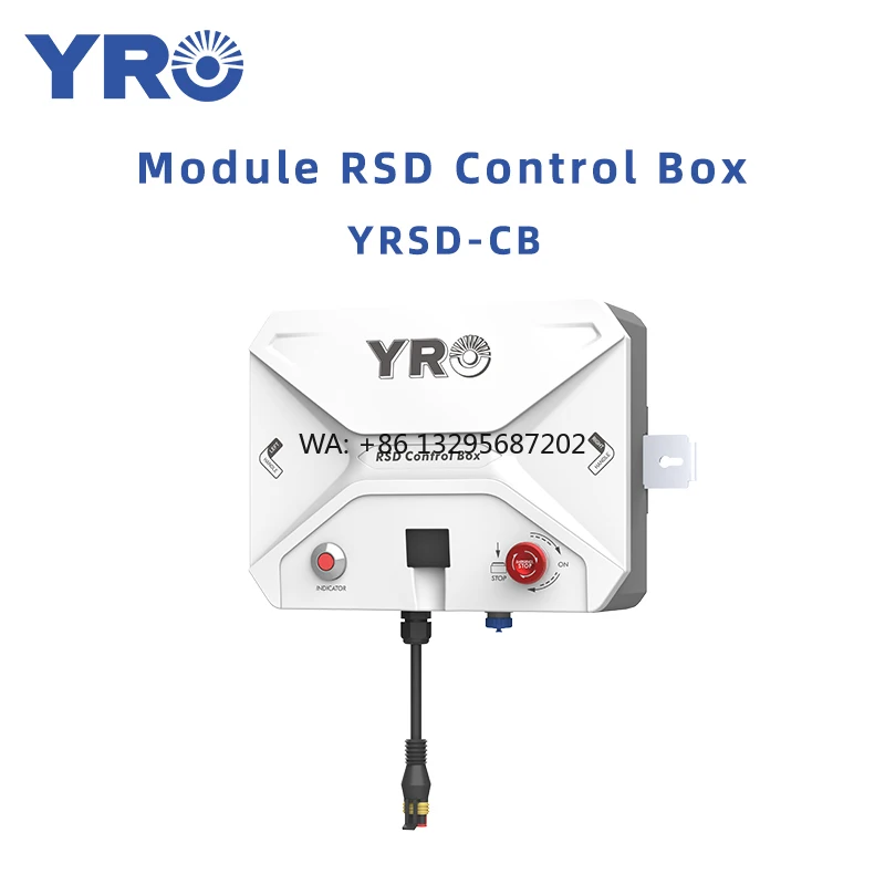 

Sunshine Control Box for Module Level Rapid Shutdown DC 24V Control Box Electric RSD Waterproof and Dustproof IP66 Steuerkasten