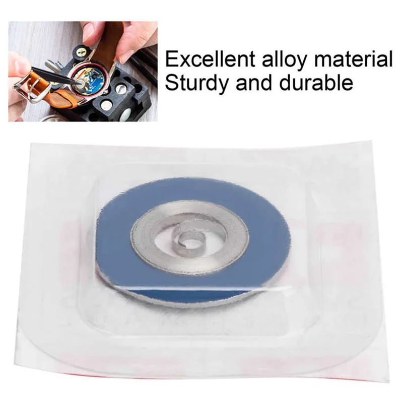 2Pc Mechanical Watch Movement Mainspring Clockwork Spring Replacement Part Accessory Repair Tool 3135-A68E