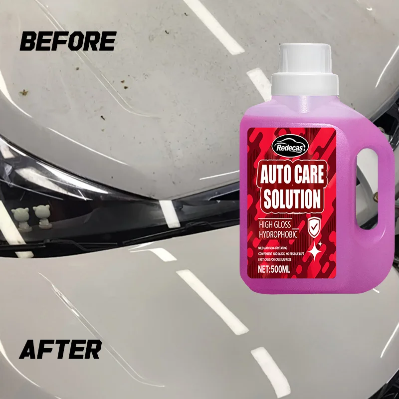 500ml Rosa Schaum-Autowaschshampoo, Baut & Formt Keramikbeschichtung, Pflegt & Schützt Autolack, All-in-One-Kit für Alle Autos – Detail 6