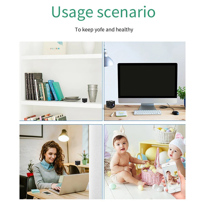 Xiaomi K13 Mini cámara Wifi 1080 HD monitoreo móvil visión nocturna infrarroja Monitor remoto vigilancia de seguridad videocámara hogar