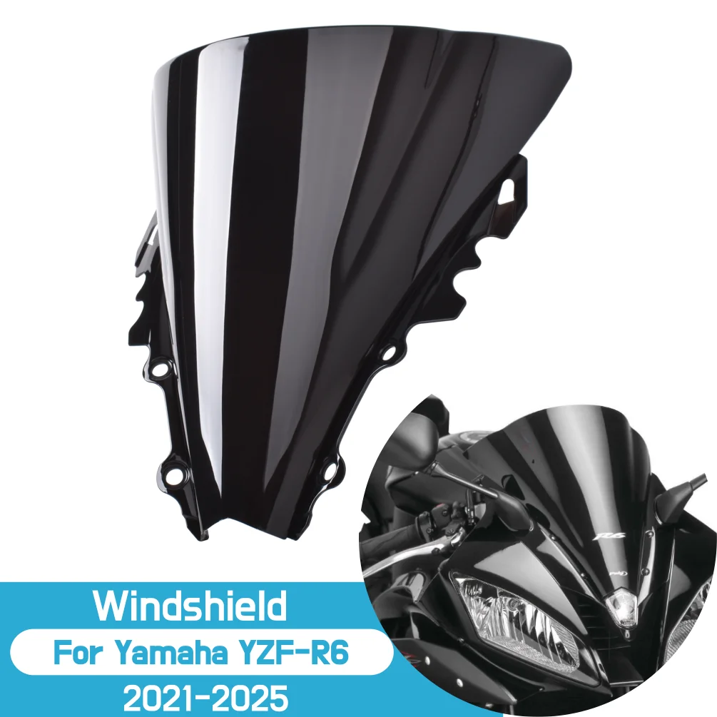 

Лобовое стекло R6, ветровое стекло мотоцикла, дефлектор ветрового стекла, экран для Yamaha YZF-R6 YZF-R YZF R 6 2006 2007, аксессуары YZFR6