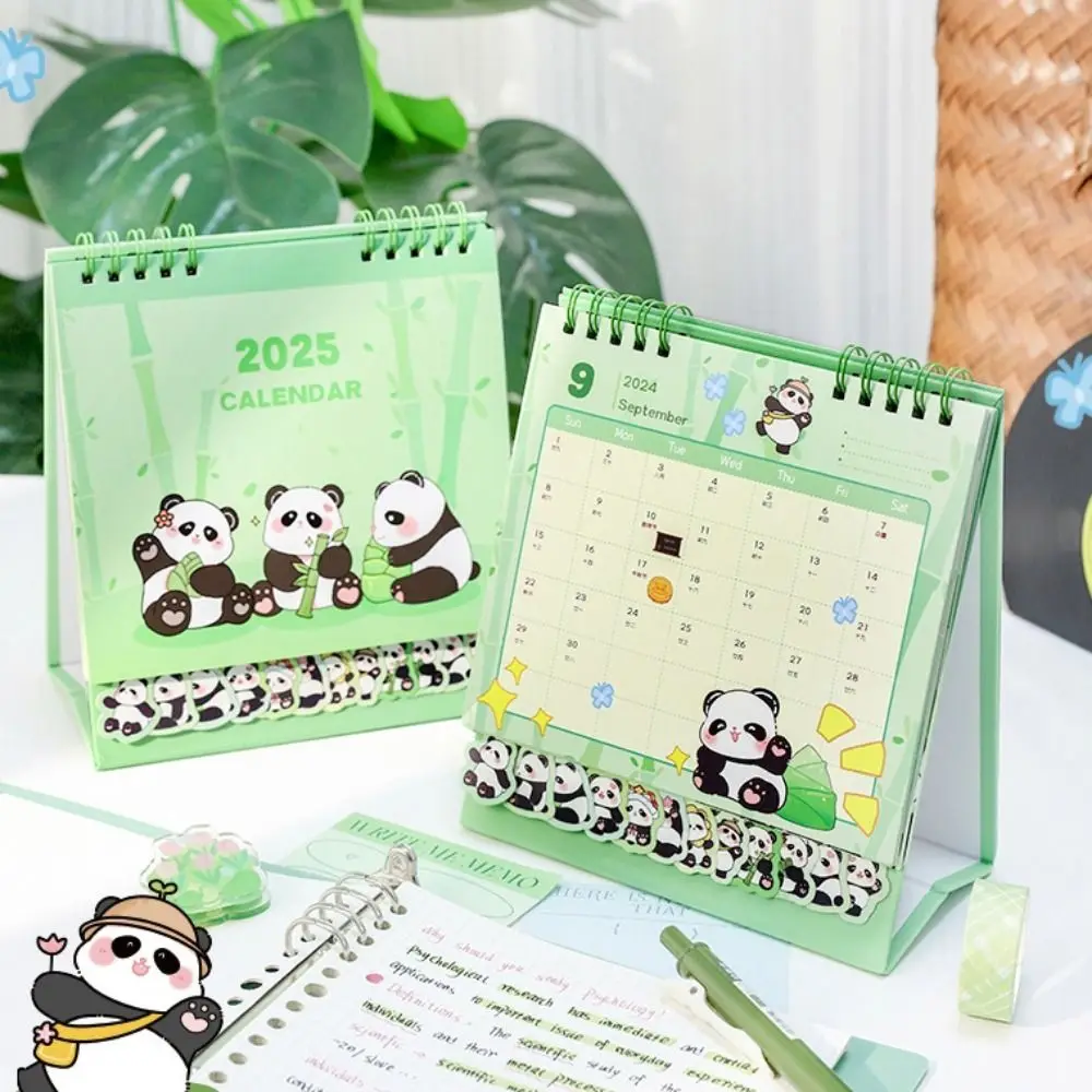 

Kalendar Panda Animal Calendar Standing Flip Planning Capybara Desk Calendar Time Date Organizing 2025 Calendar Ornaments Office