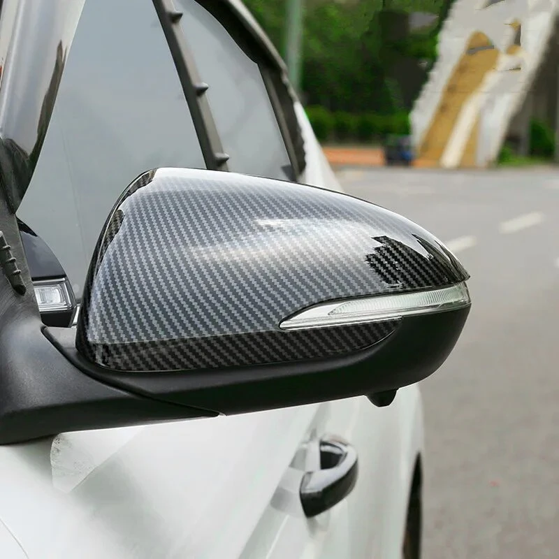 

For Hyundai I30 i30 2017 2018 2019 2020 ABS Carbon Fibre Car Side Door Rearview Turning Mirror Sticker Cover Trim Accessories