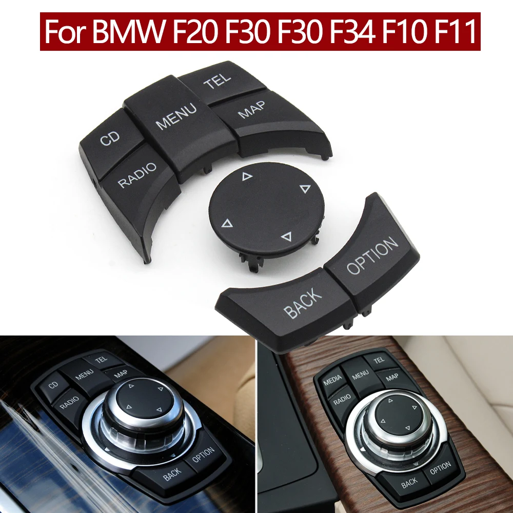 Interior Car CIC IDrive Multimedia Control Buttons For BMW 1 2 3 4 5 6 7 X3 X4 X5 X6 F20 F22 F30 F34 F36 F10 F02 F06 F25 F15