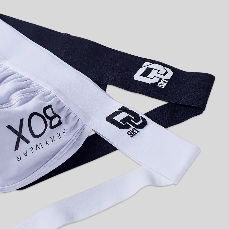 Men's Sexy Thong with Double Shoulder Straps, Erotic Underwear with Alluring Back Design for Adults