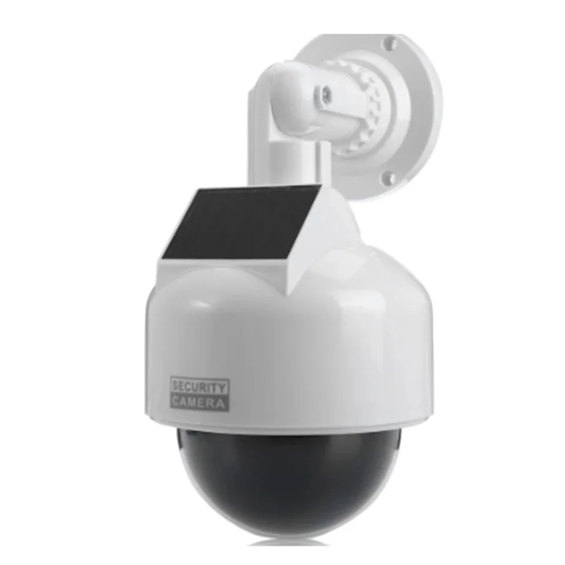 A92Z Simulation Security Camera With Flashing LED Light Dummy CCTV Dome Indoor/Outdoor Monitor Powered 1 PCS
