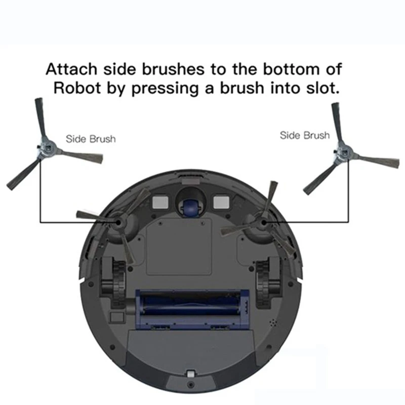 อะไหล่แปรงด้านข้างสำหรับเปลี่ยน coredy R3500 R550 R600 R650 R700 goovi D380ดี DK600เครื่องดูดฝุ่น