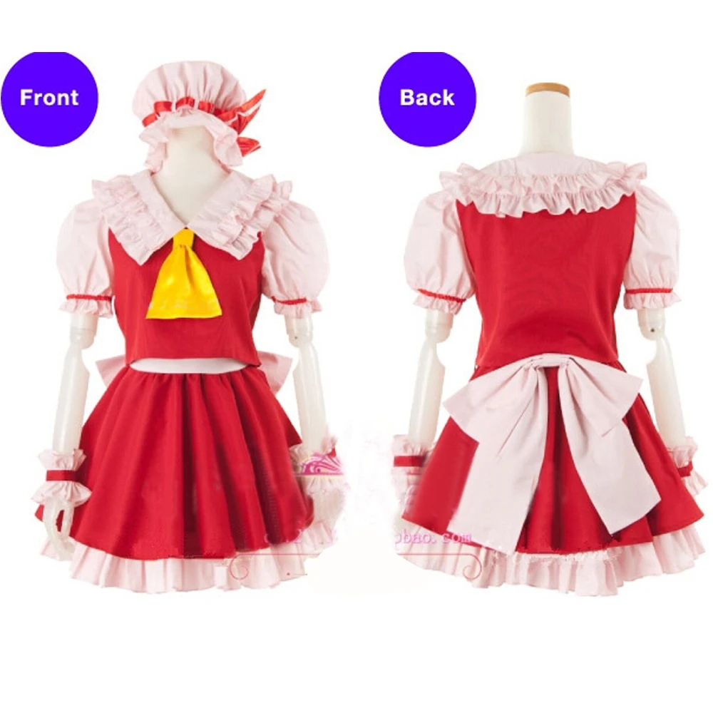 

Anime Flandre Scarlet Women Cosplay Costume Customized