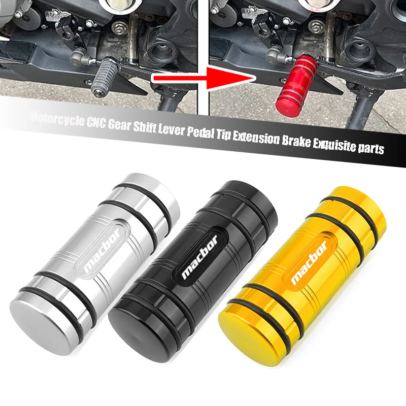 

CNC Gear Shift Lever Tip Extension Enlarger Pedal For Macbor Montana XR1 XR5 Fun rockster 125 Eight Mile 500 xr3 Motorcycle