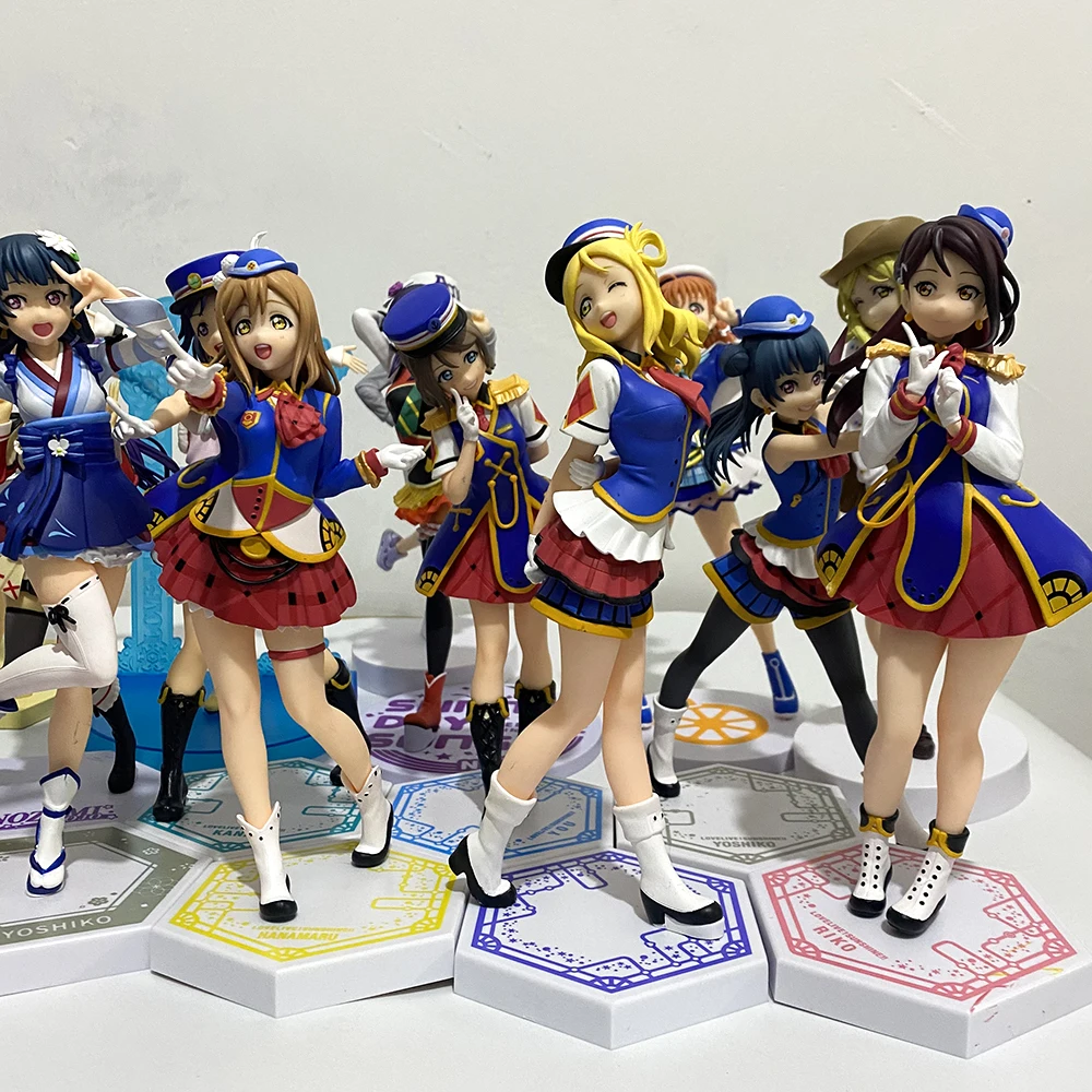 Bandai Action Figure Lovelive! Honoka Kousaka Kotori Minami Umi Sonoda Nozomi Tojo Rin Hoshizora Anime Model Ornament Speelgoed