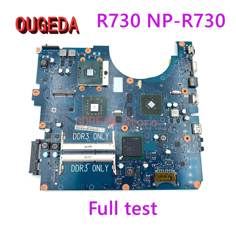 OUGEDA BA41-01226A BA92-06347B BA92-06347A Laptop Motherboard For Samsung R730 NP-R730 Mainboard 17.3