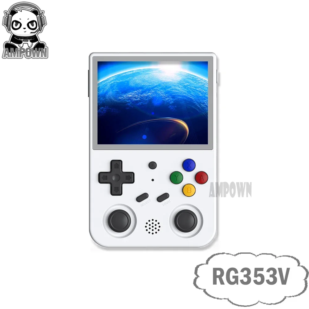 Anbernic RG353V RG353VS 3.5'' Touch Screen Handheld Game Players Android LINUX Dual OS Video Game Console 3200 mAh Retro Games