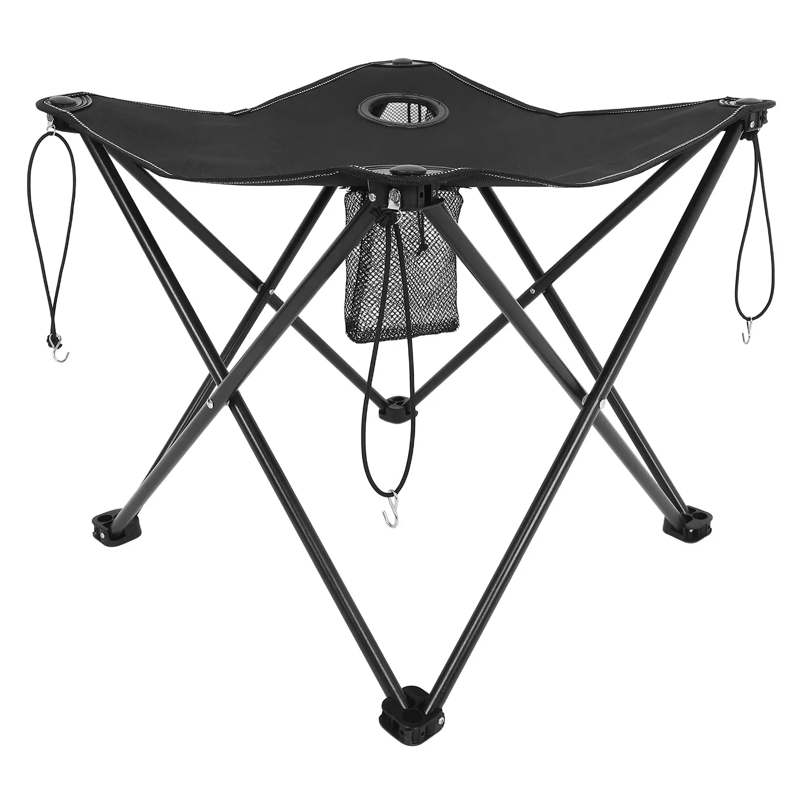 

Outdoor Folding Table Portable Collapsible Thick Oxford Cloth Sturdy Frame Picnic Camping Bbq Fishing Table