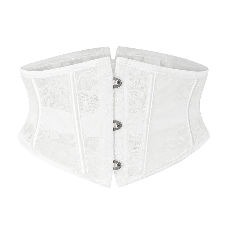 Short Torso Underbust Corset Waist Trainer Bustiers Slimming Belt For Women Sexy Lace Up Body Shaper