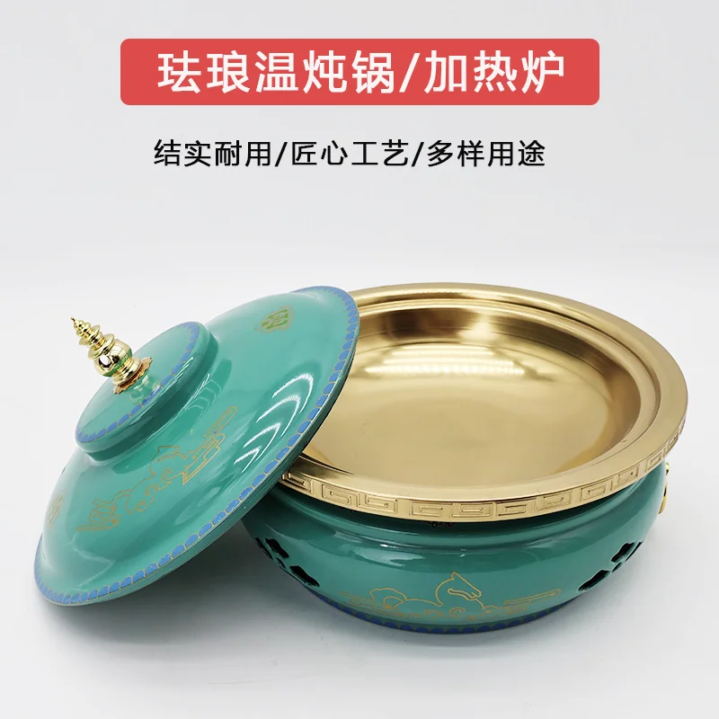 

Fish head bubble cake pot Fish head pot Alcohol stove Round dry boiler Heating furnace Light soup Warm cooking