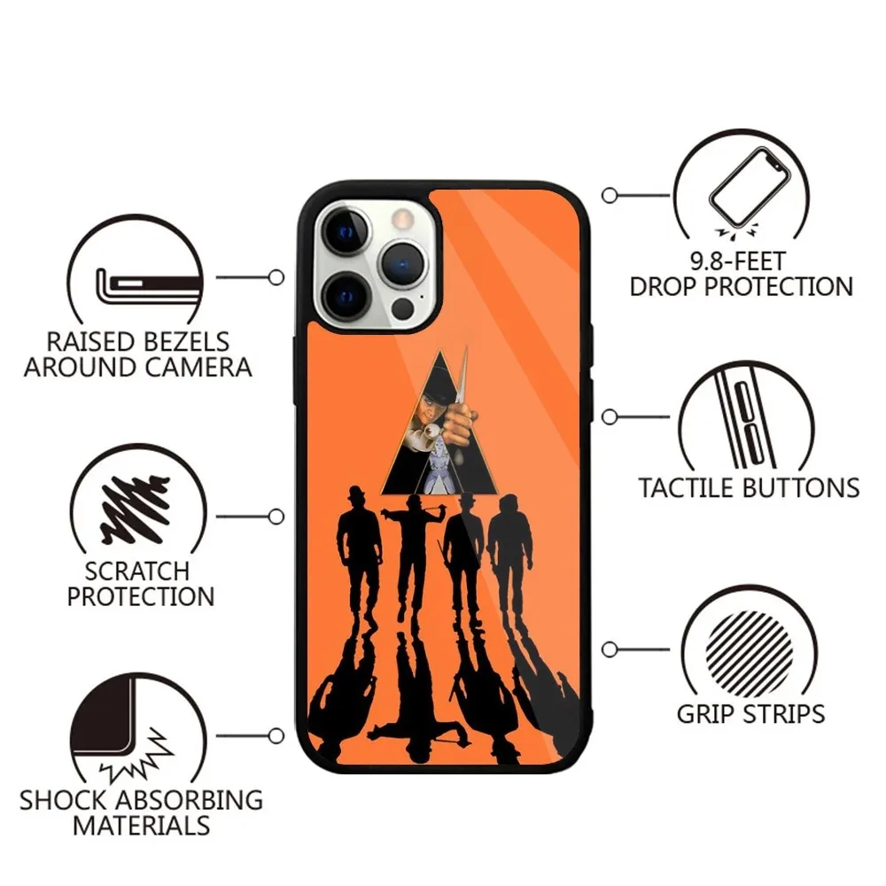 A C-Clockwork O-Orange Movie Phone Case Strong Magnetic For IPhone 15,14,13,Pro,Max,Plus, For Magsafe Wireless Charging image 5