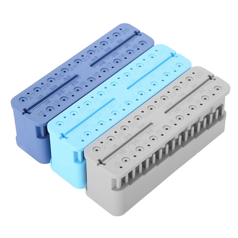 Dental Root Test Board Endodontic Ruler Measuring Block Dental Endo Block Files Measuring Tools Endodontic Ruler Test Board