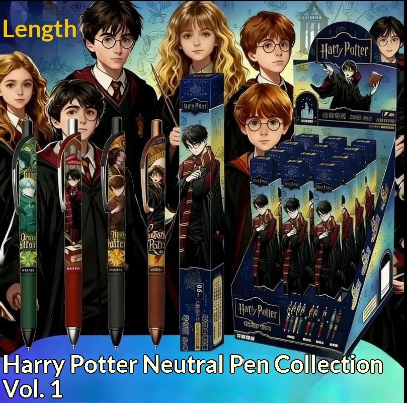 Originele Harry Potter blinde doos pen anime tweedimensionale perifere klik neutrale pen sneldrogende zwarte inktpen