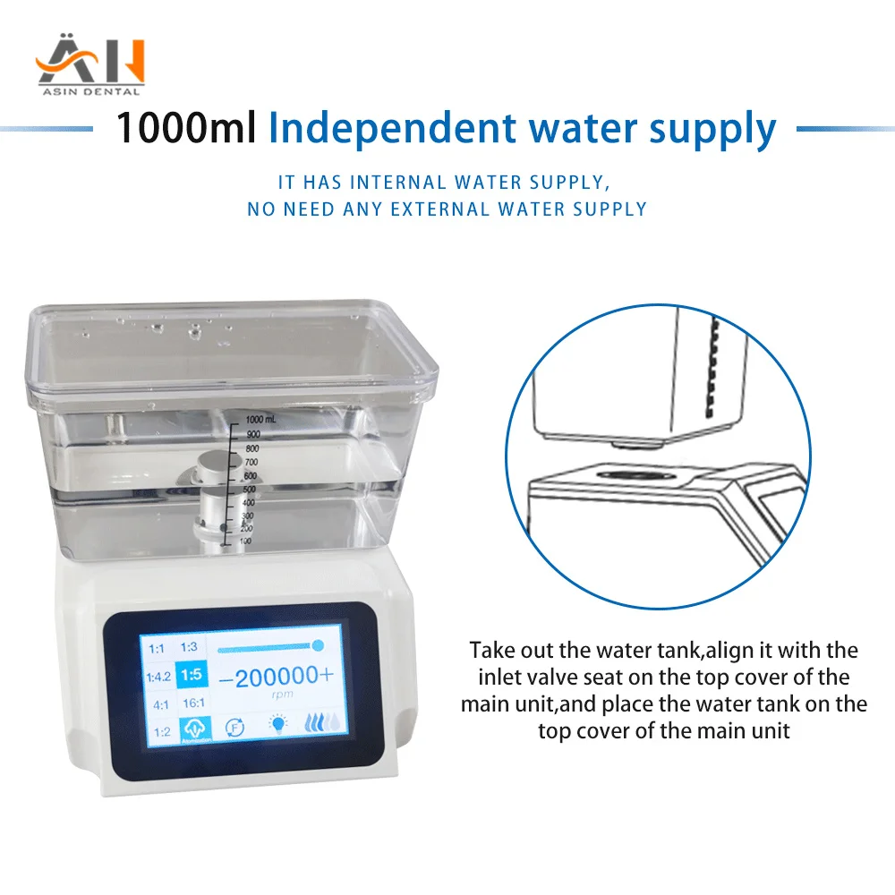 

Стоматологический бесщеточный электрический микромотор, светодиодный микромотор, работающий с оптоволоконным наконечником E-типа, стоматологические инструменты