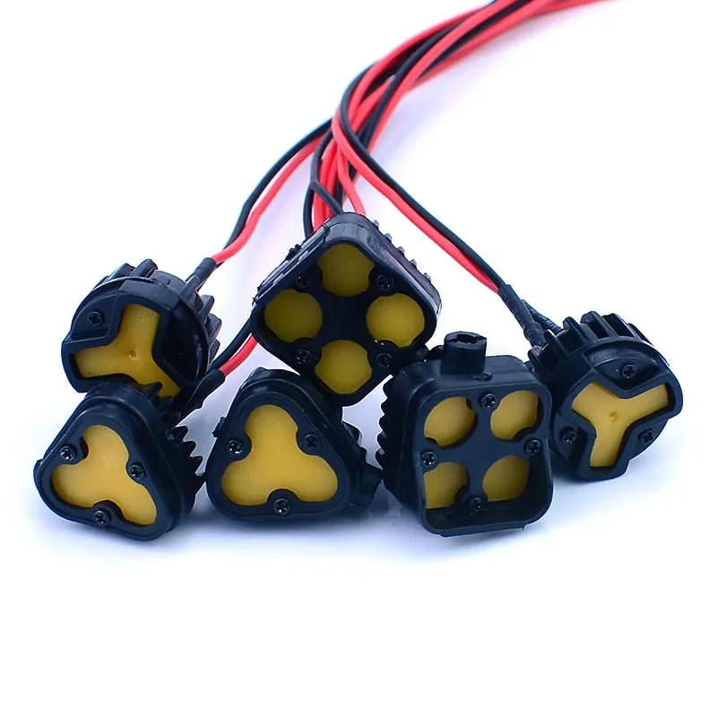 Simulation LED Spotlight Light for 1/10 RC Crawler Car Traxxas Trx4 Axial Scx10 Yikong RC4WD D90 Croboll MK07 MJX H8H FMS RC DIY