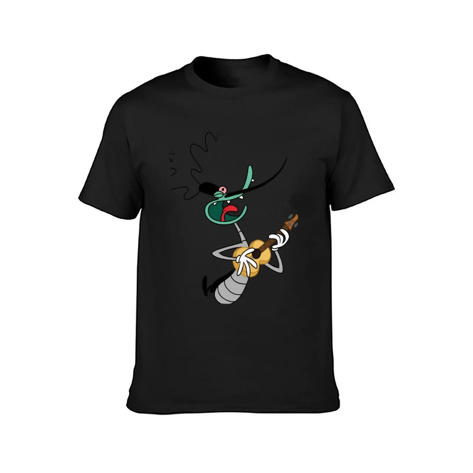 Oggy And The Cockroaches T-Shirt korean fashion tees blacks men workout shirt