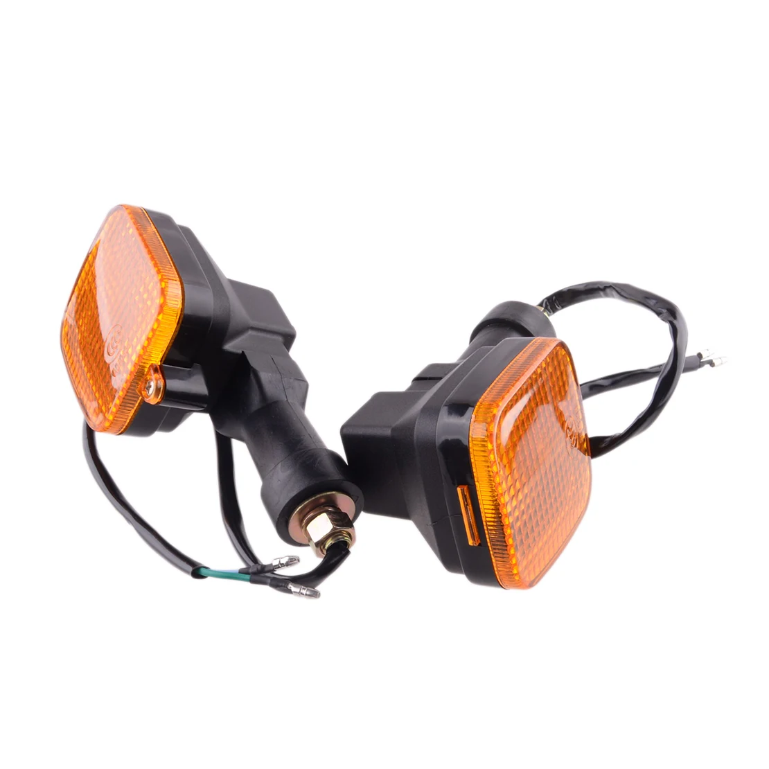 1 Pair Orange Lens Turn Signal Indicator Winker Light 12V Fit for Honda CT110 Postie Bikes 1993-2008 2009 2010 2011 2012 2013