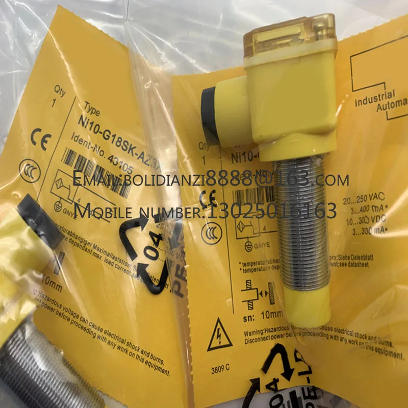 

New sensor proximity switch in stock BI5/NI10-G18SK-AZ3X RZ3X Y1X