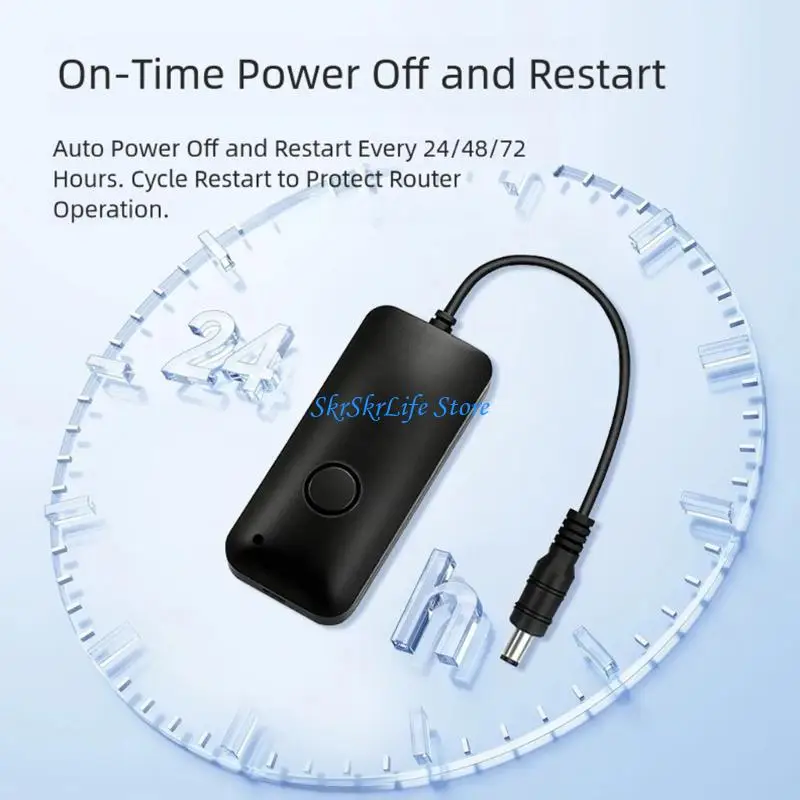 

E65E 9-12V Router Automatic Reset Line Timing 24/48/72 Hour Automatic Power Off Home Switcher Controller Line Home Business