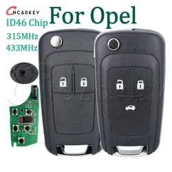 NOT Smart Key Remote for Opel Vauxhall Adam Insignia Karl Mokka Zafira C Astra J Cascade Corsa E ID46 Chip HU100 315 433 Mhz Fob