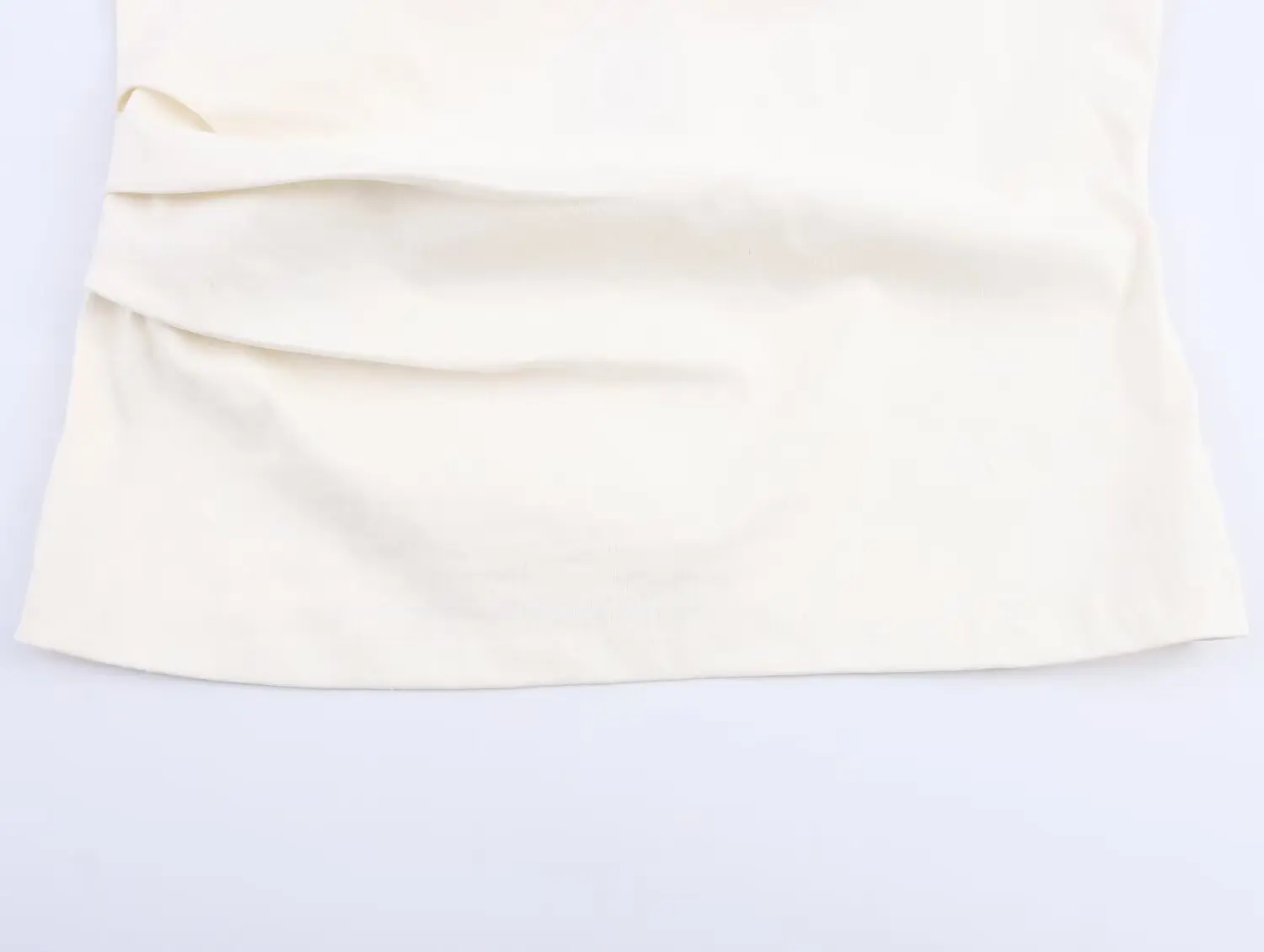 Dave & Di-Tops cortos minimalistas y sexys con hombros descubiertos para mujer, camisetas de manga corta de Color sólido para verano