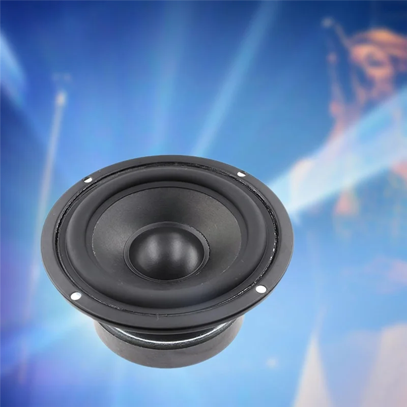 N82R Universal 4.5Inch Round Speaker Stereo Sound System 25W 6Ω Premium Audio Accessories Audio Midrange Loudspeaker