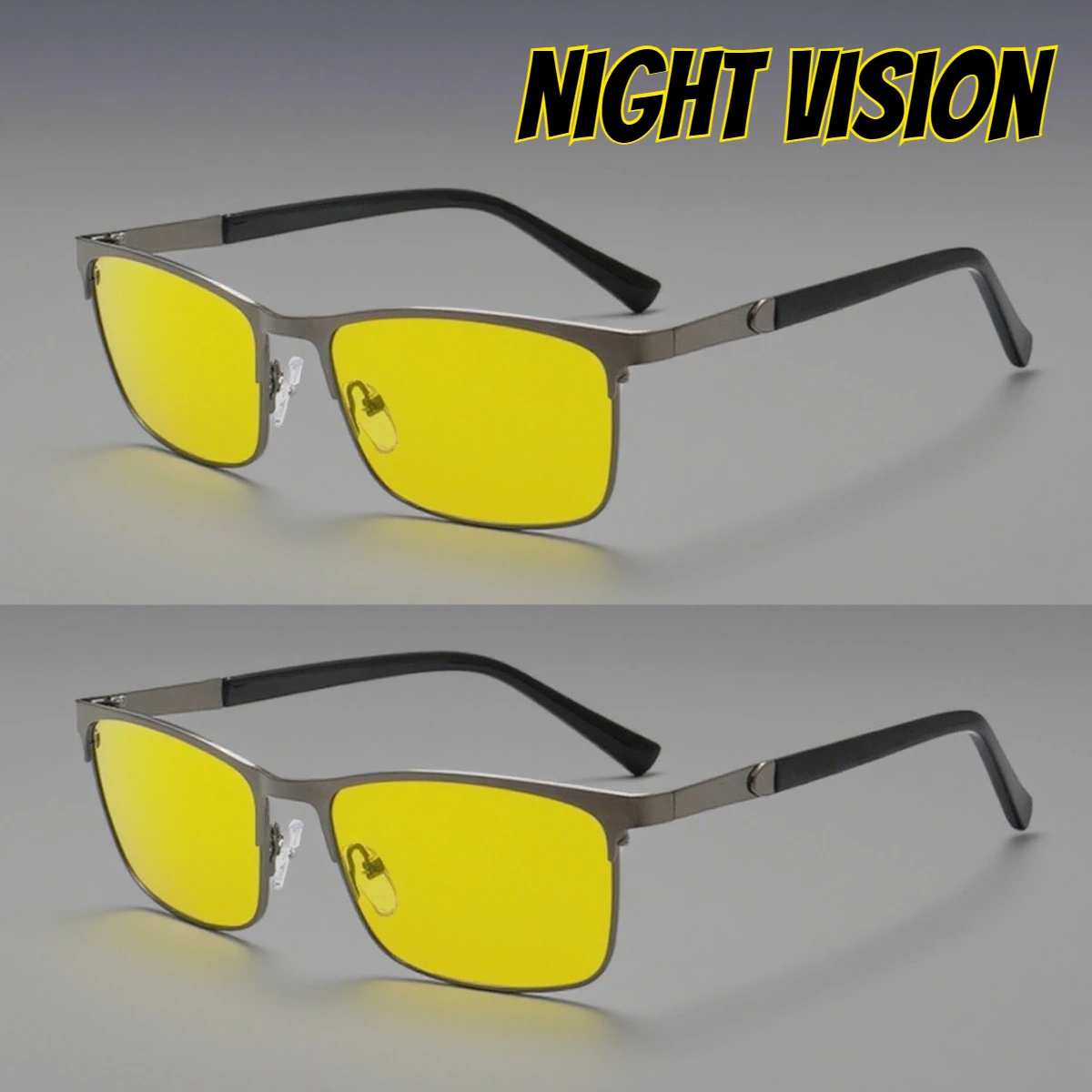 

Men's Classic Polarized Night Vision Sunglasses Neutral Fashion Luxury Eyewear Driving Eye Protection Night Vision Glasses